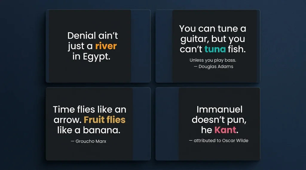 Actually Funny Dad Puns One-Liners