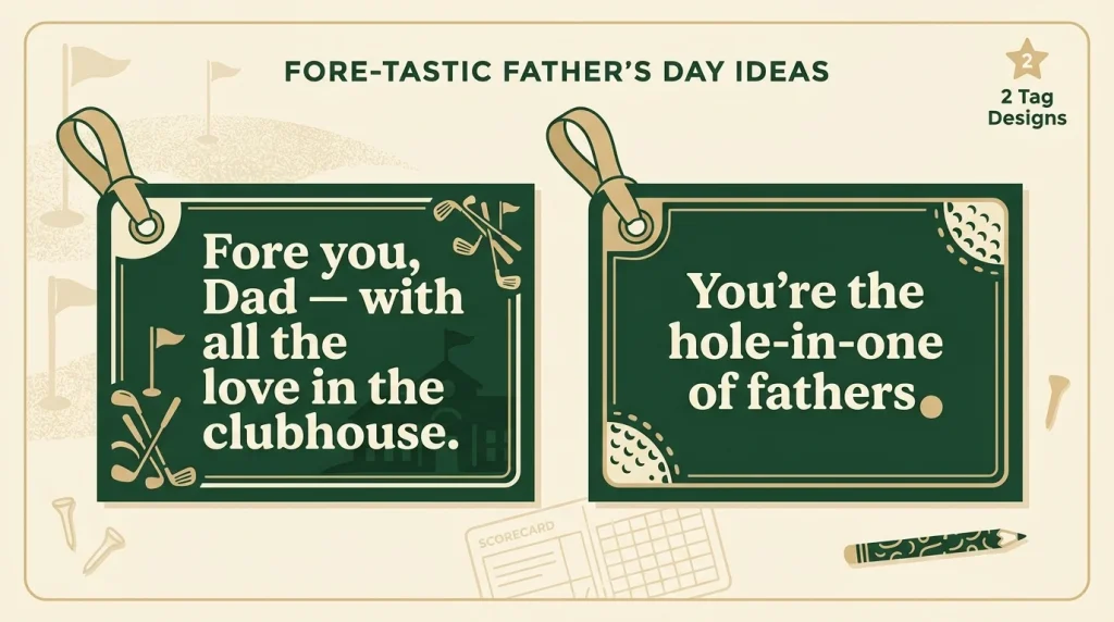 Father's Day Golf Puns