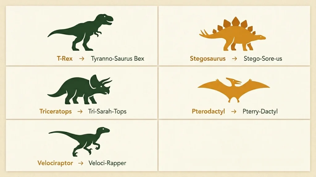 Funny Dinosaur Name Puns