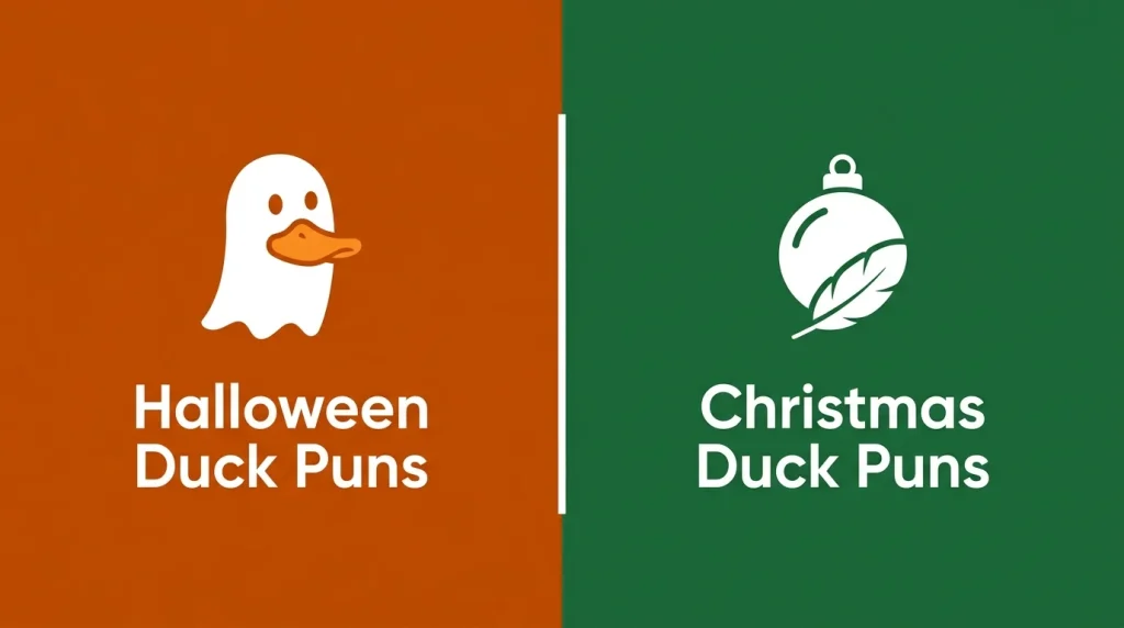 Halloween & Christmas Duck Puns