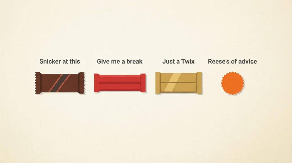 Candy Bar & Brand Name Puns