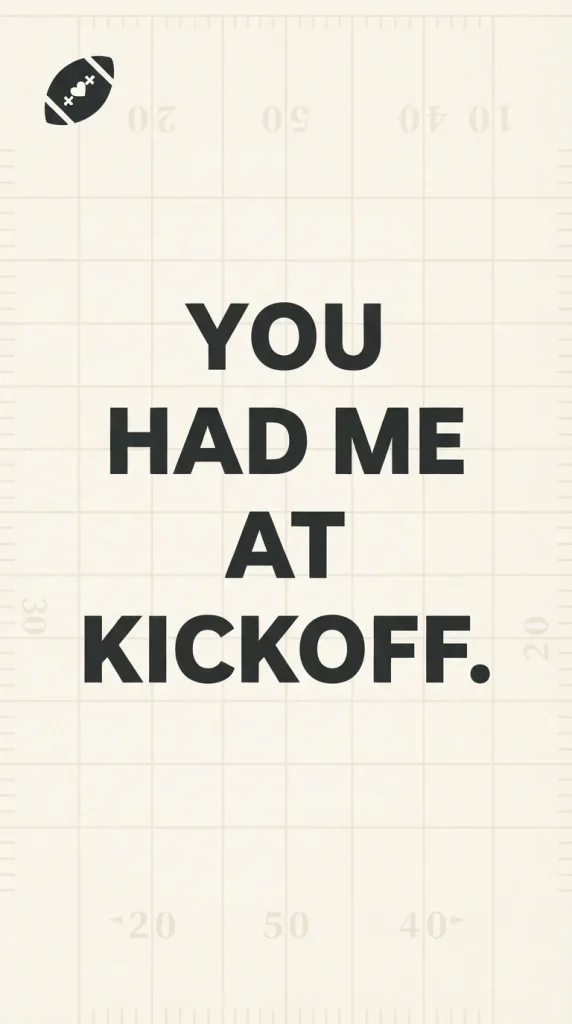 Football Love Puns