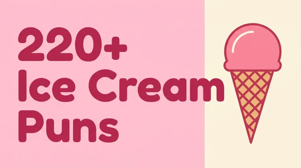 ice cream puns