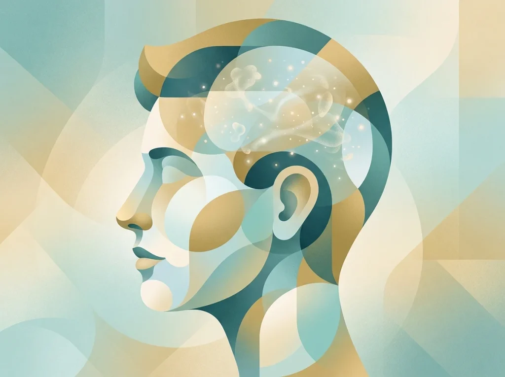 Illustration representing the psychology of noticing repeating numbers