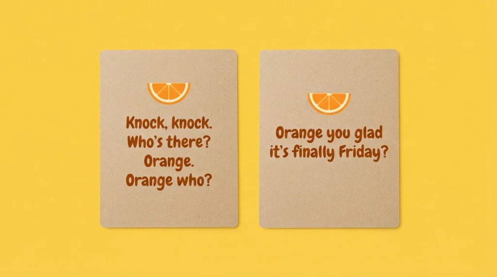 Orange You Glad Knock-Knock Jokes