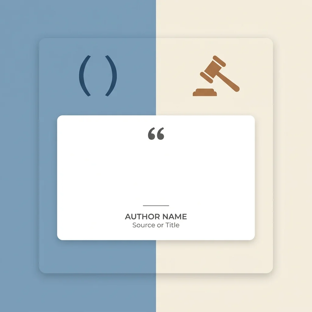 Quote card explaining the two meanings of the word parens