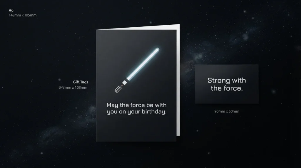 STAR WARS BIRTHDAY PUNS