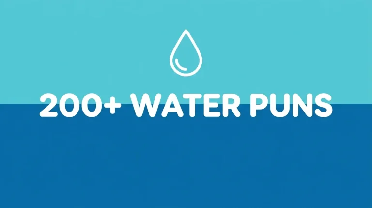 water puns
